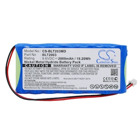 Bsc Preferred Biolat BLT2003 BLT2003 ECG EKG Medical Replacement Battery CS-BLT203MD